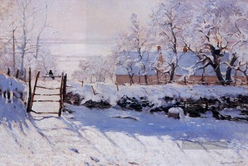 Landschaft Werke - Die Elster Claude Monet Szenerie